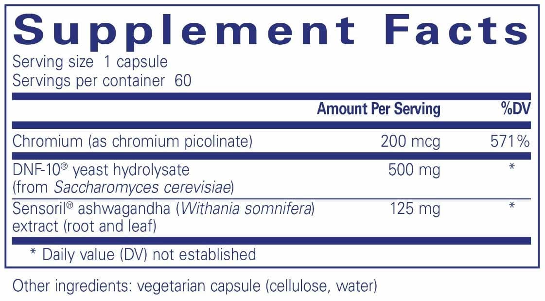 Pure Encapsulations PureLean Satiety Ingredients