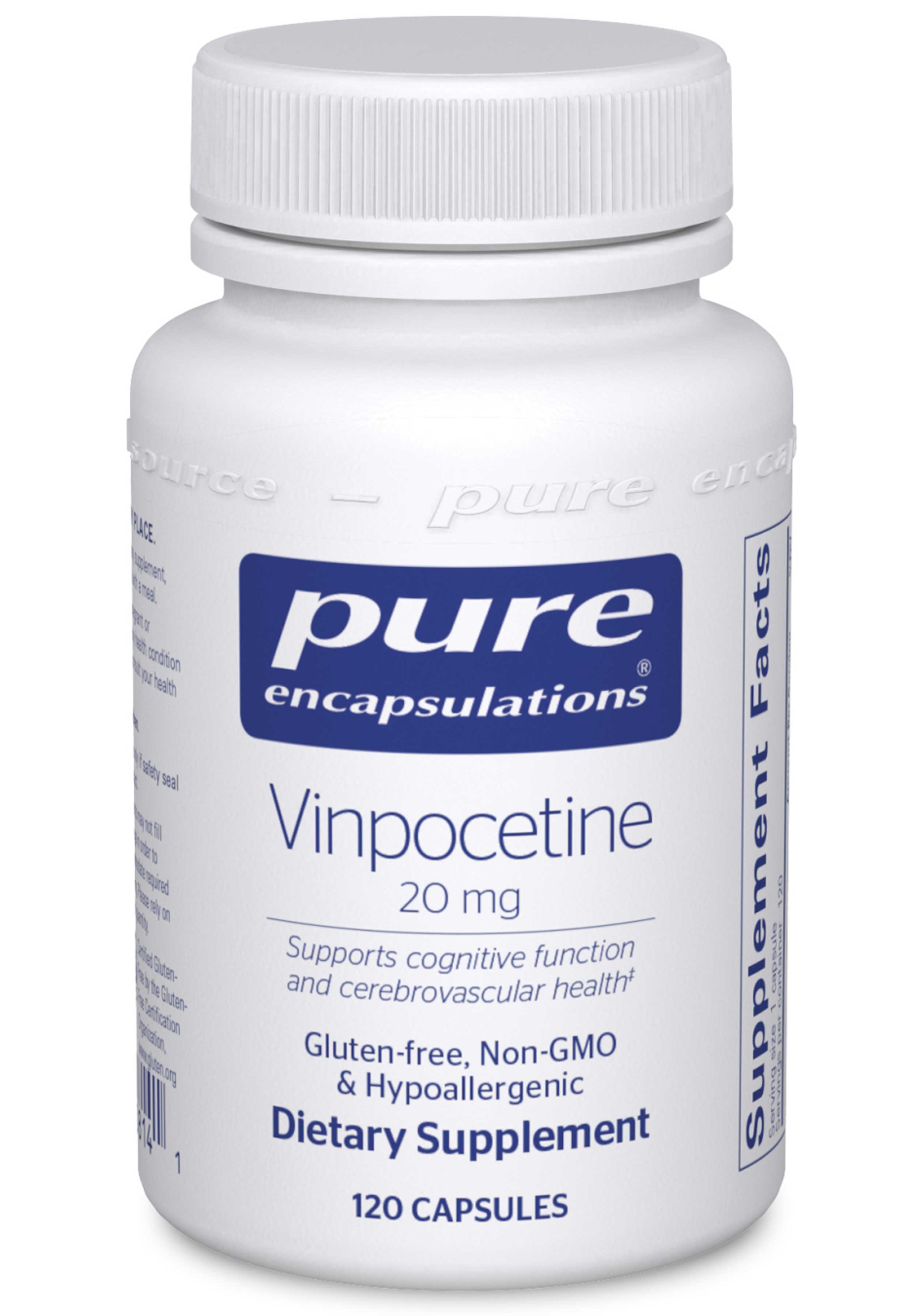 Pure Encapsulations Vinpocetine 20 mg