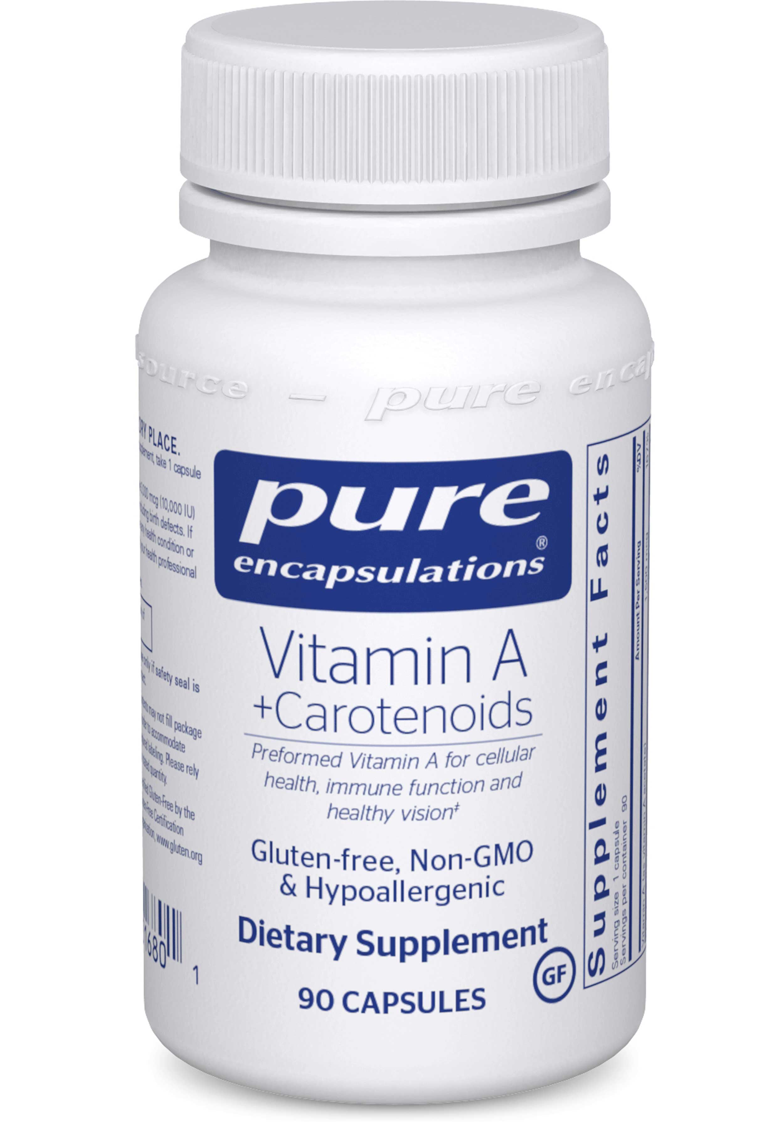Pure Encapsulations Vitamin A + Carotenoids