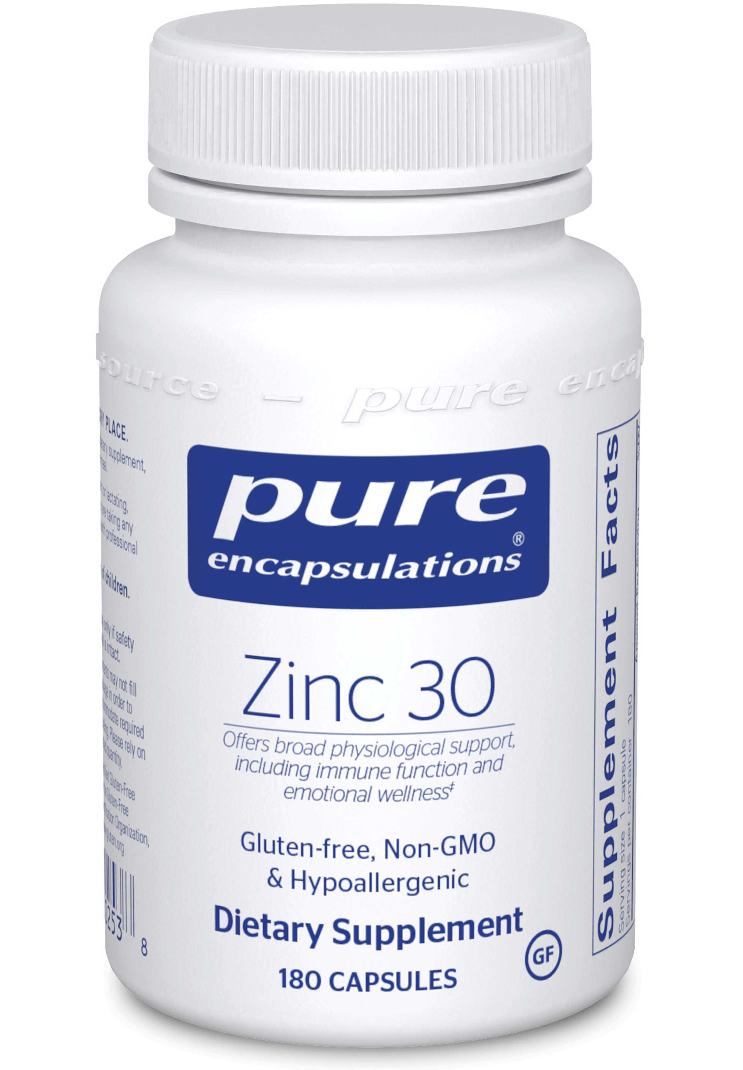 Pure Encapsulations Zinc 30