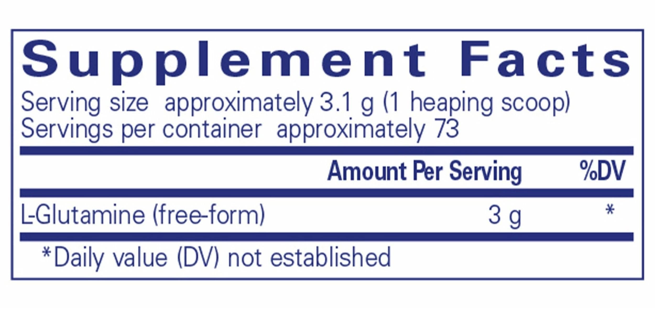 Pure Encapsulations l-Glutamine Powder Ingredients