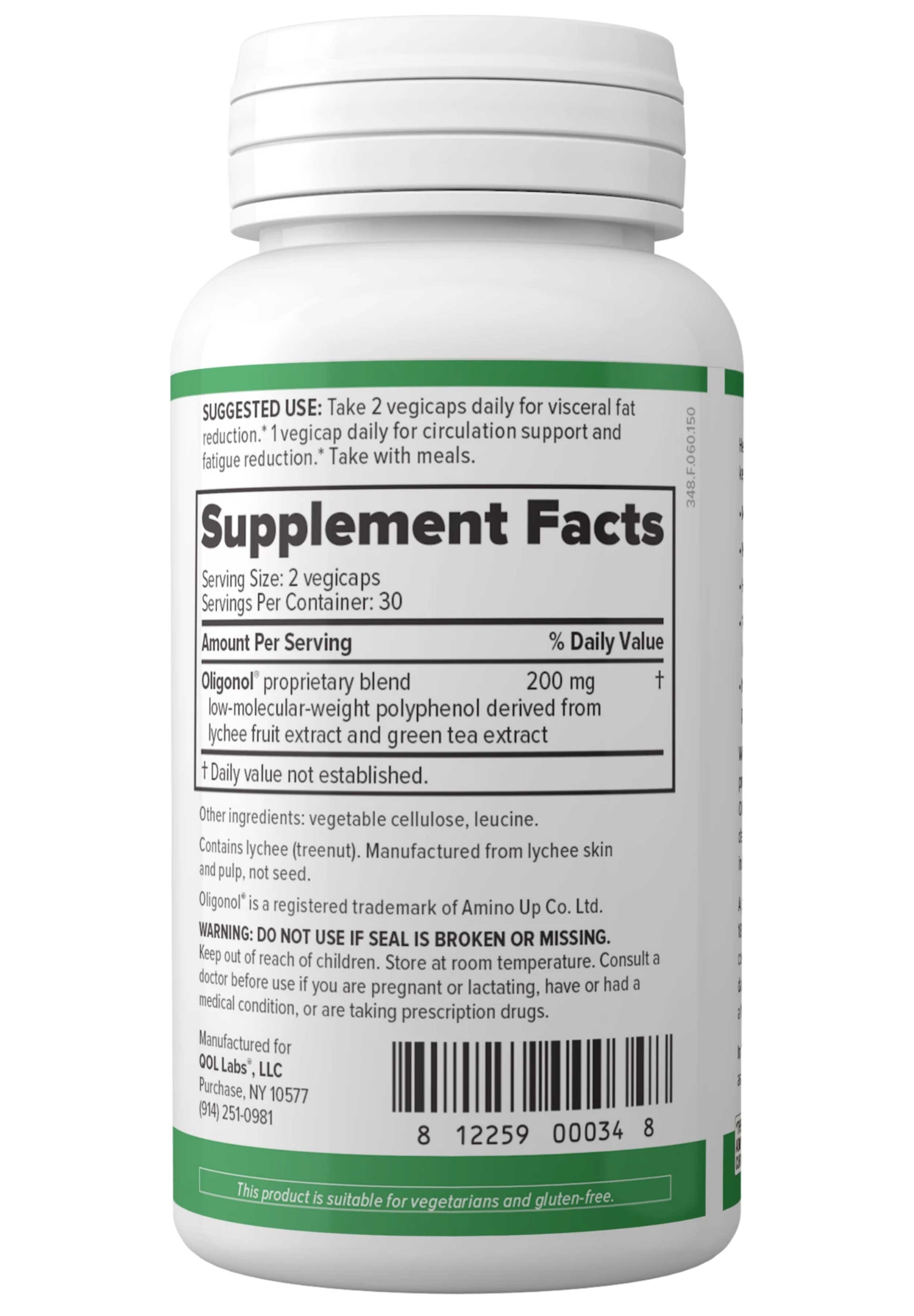 QOL Labs Metasol 100 Ingredients