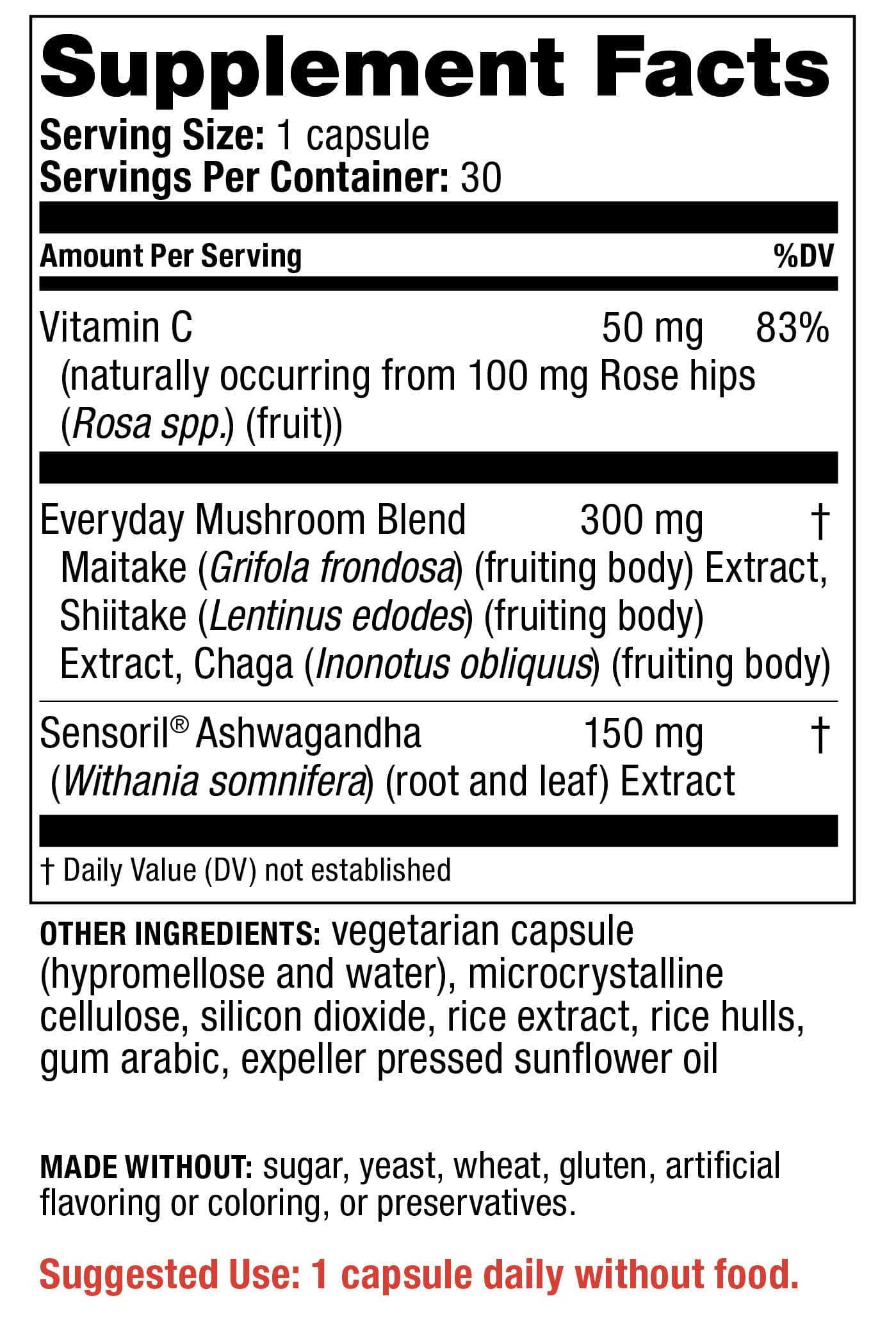 Redd Remedies Immune Everyday Ingredients