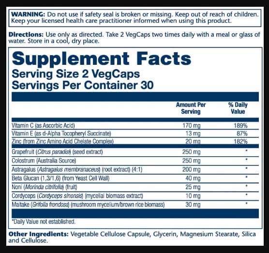 Solaray Grapefruit Seed Extract Ingredients