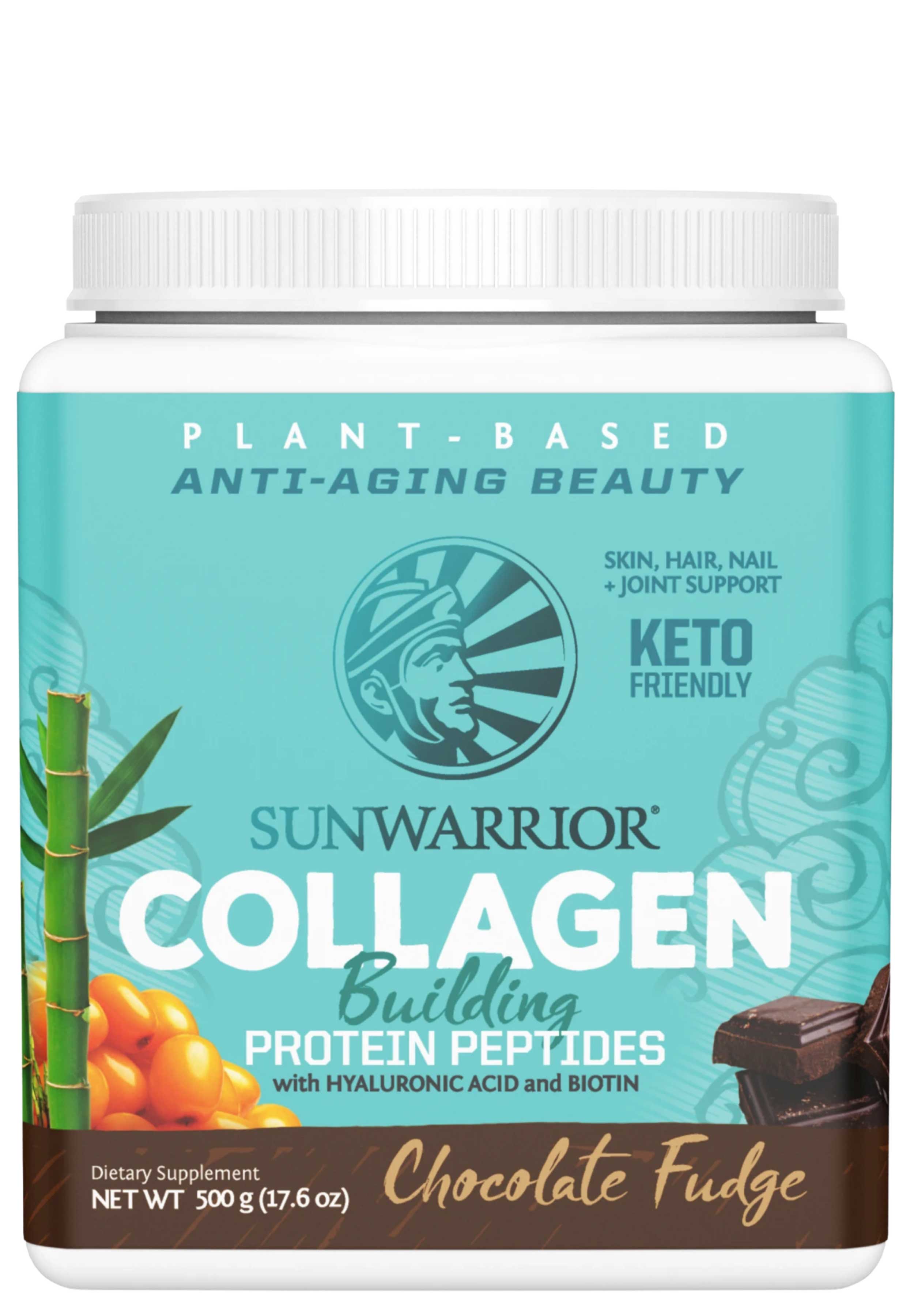 Sunwarrior Collagen Plant Based, Collagen Building Protein Peptides 500g (20 servings)