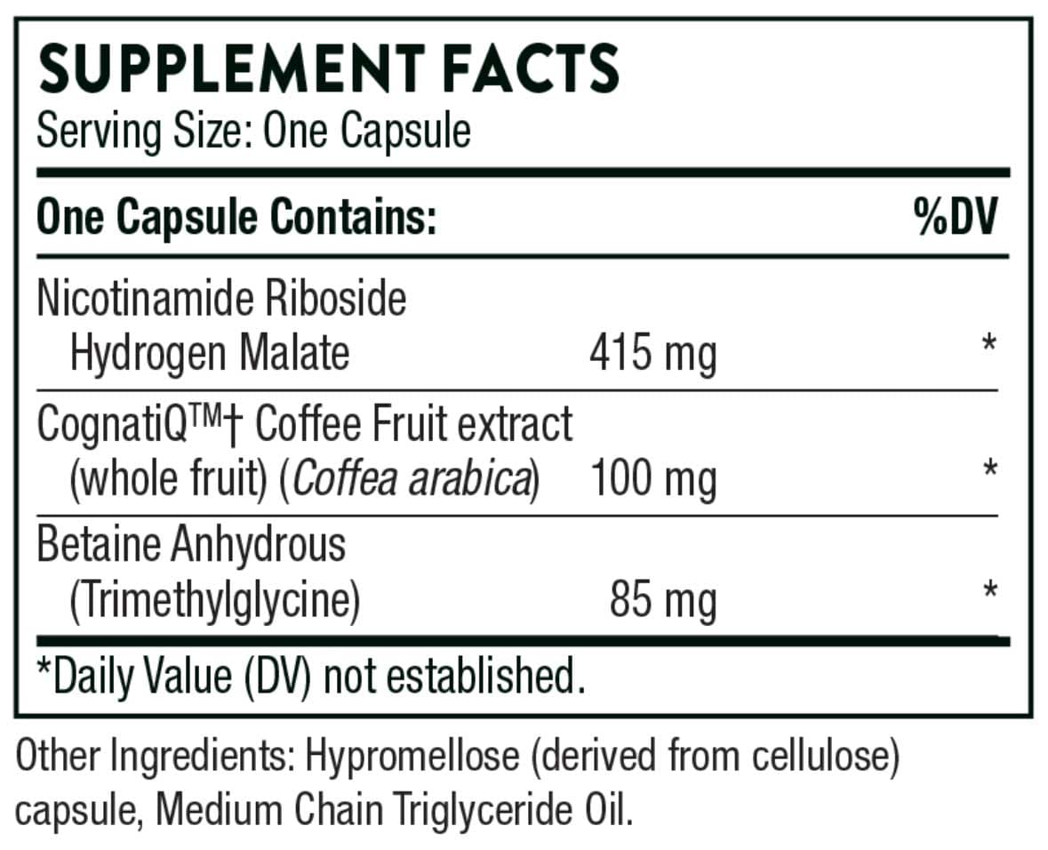 Thorne Research Brain Factors Ingredients