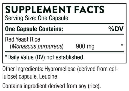 Thorne Research Choleast-900 Ingredients