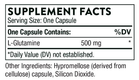 Thorne Research L-Glutamine Ingredients