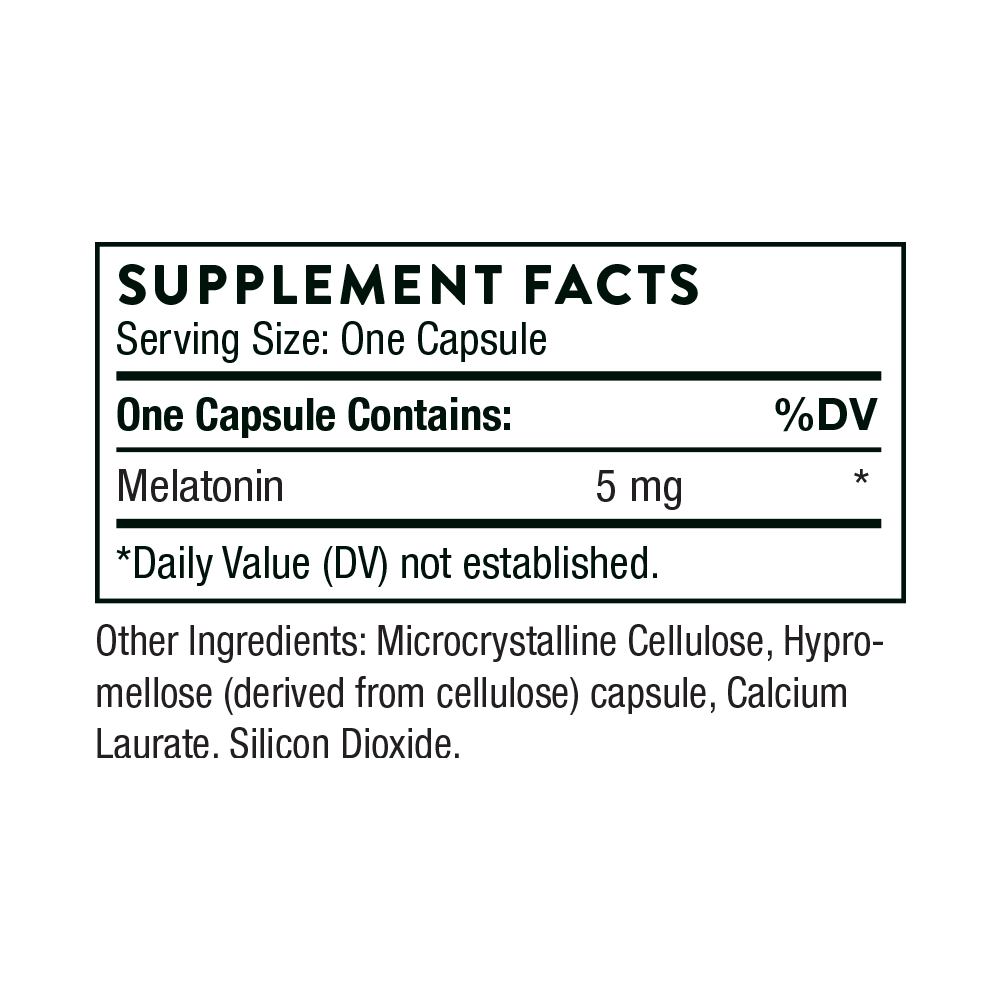 Thorne Research Melaton-5 Ingredients