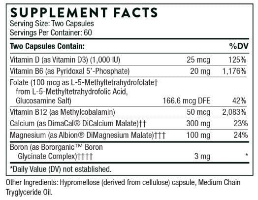 Thorne Research Oscap Ingredients