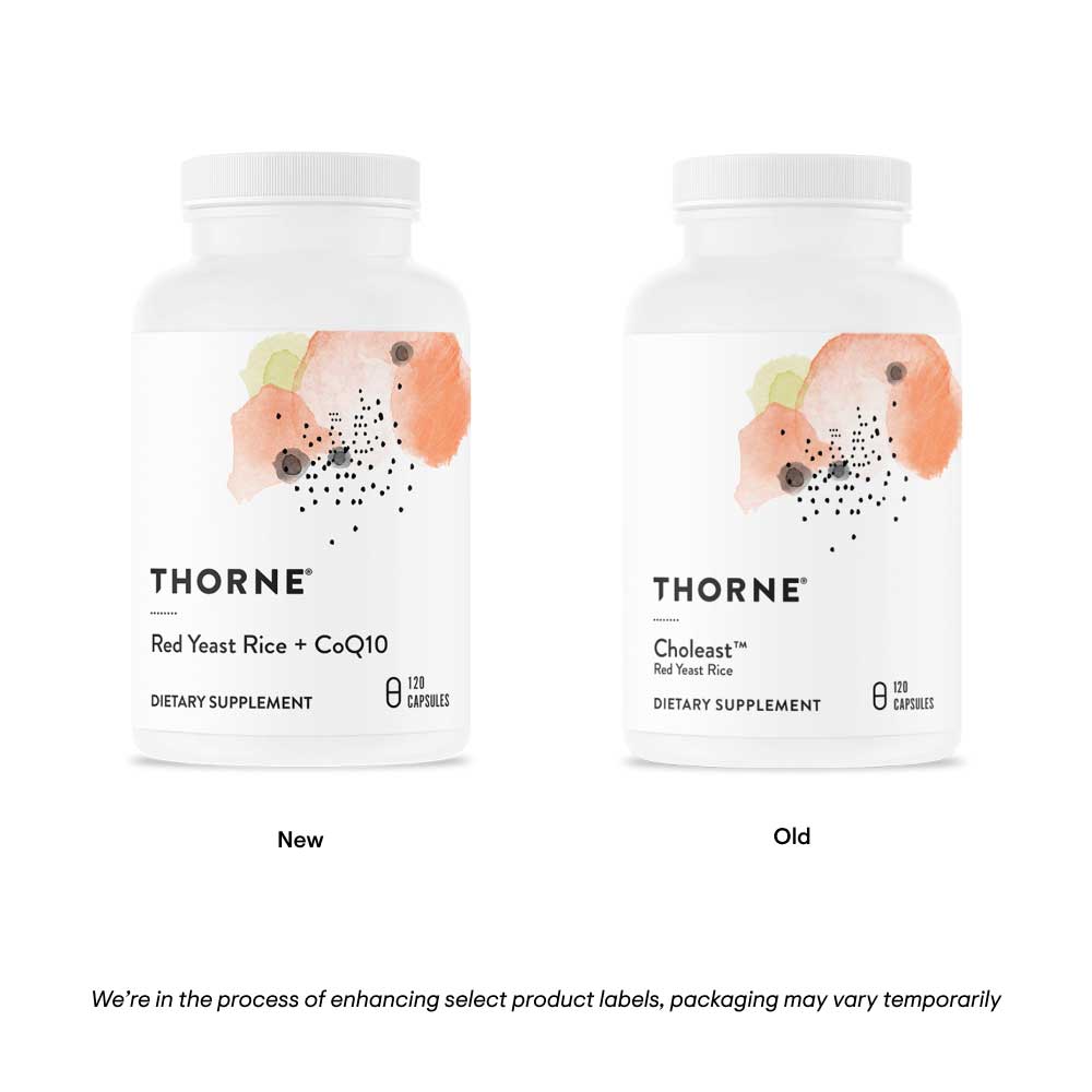 Thorne Research Red Yeast Rice + CoQ10 (formerly Choleast)