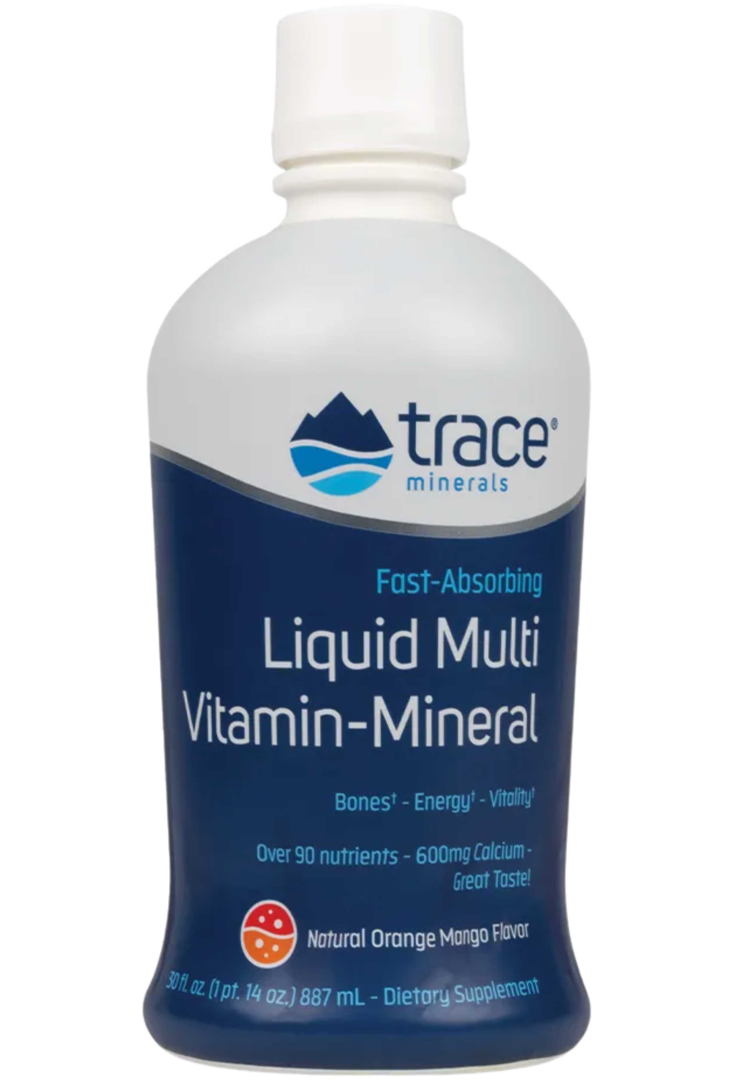 Trace Minerals Research Liquid Multi Vitamin-Mineral Orange Mango