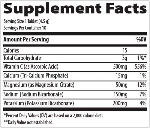Trace Minerals Research Max-Hydrate Immunity Ingredients