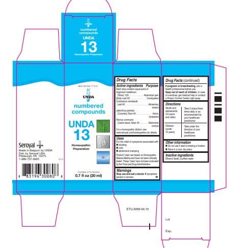 UNDA #13 Label