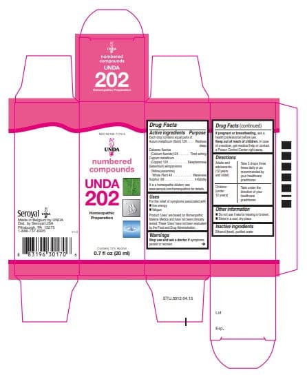 UNDA #202 Label