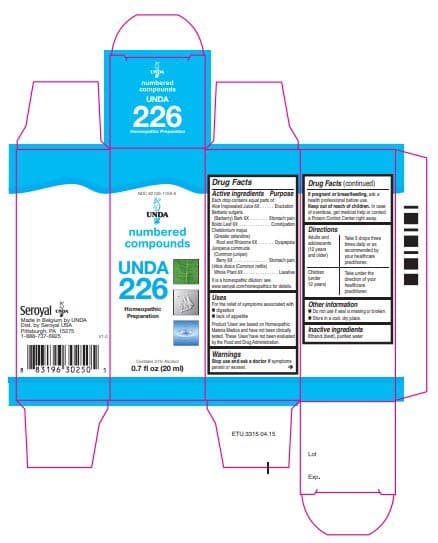 UNDA #226 Label