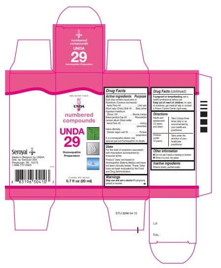 UNDA #29 Label