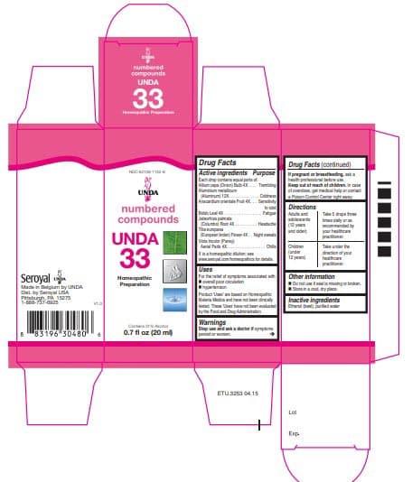 UNDA #33 Label