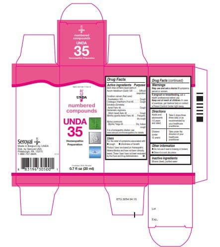 UNDA #35 Label