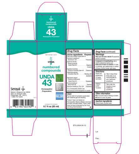UNDA #43 Label