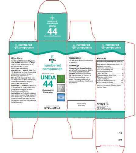 UNDA #44 Label