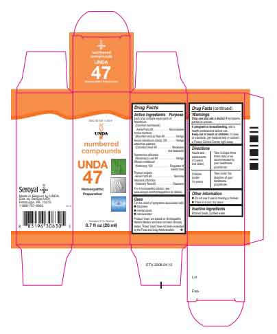 UNDA #47 Label