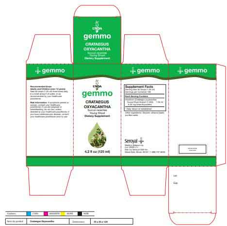 UNDA Crataegus Oxyacantha Label