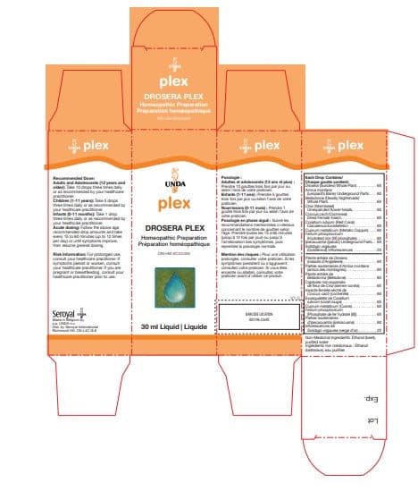 UNDA Drosera Plex Label