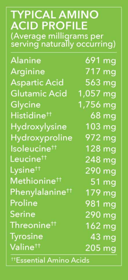 Vital Proteins Beef Gelatin Powder Amino