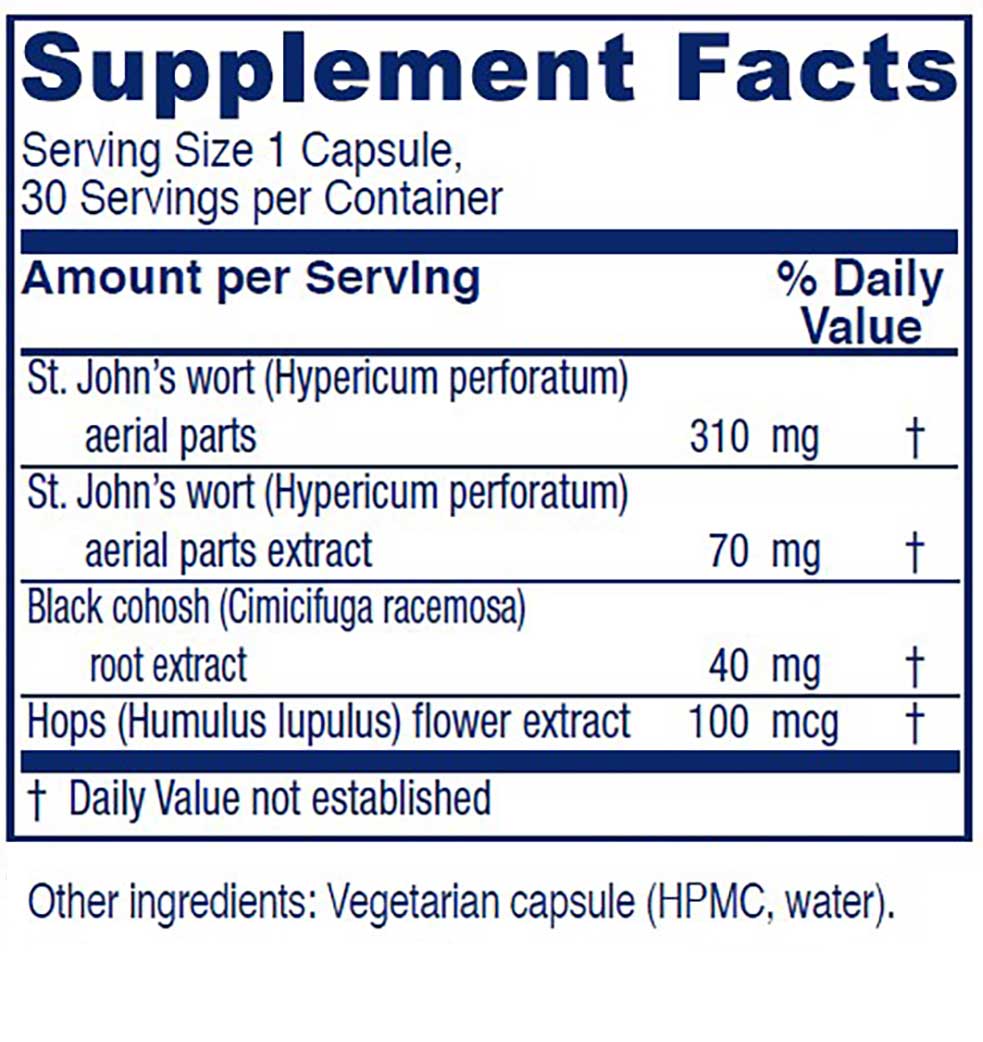 Vitanica Woman's Passage Ingredients