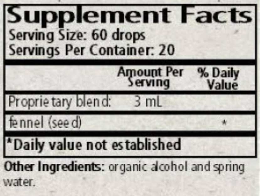 Wise Woman Herbals Foeniculum Vulgare Bitter Fennel Ingredients