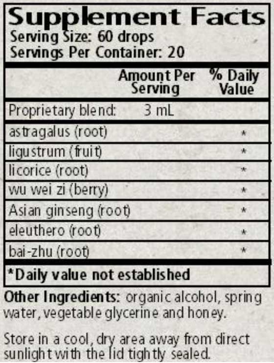 Wise Woman Herbals Phytoguard Extended Ingredients