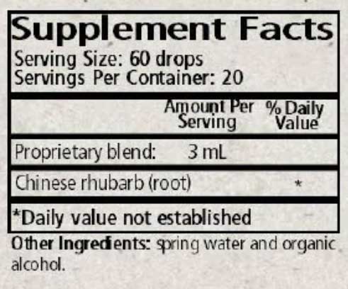 Wise Woman Herbals Rheum Palmatum Chinese Rhubarb Ingredients