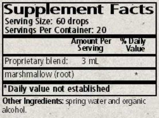 Wise Woman Herbals Althaea Officinalis Marshmallow Ingredients