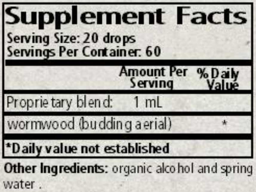 Wise Woman Herbals Artemisia Absinthium Wormwood Ingredients