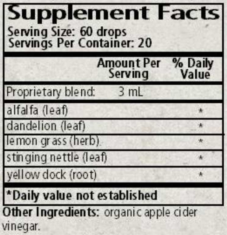 Wise Woman Herbals Blood Enhancer Ingredients