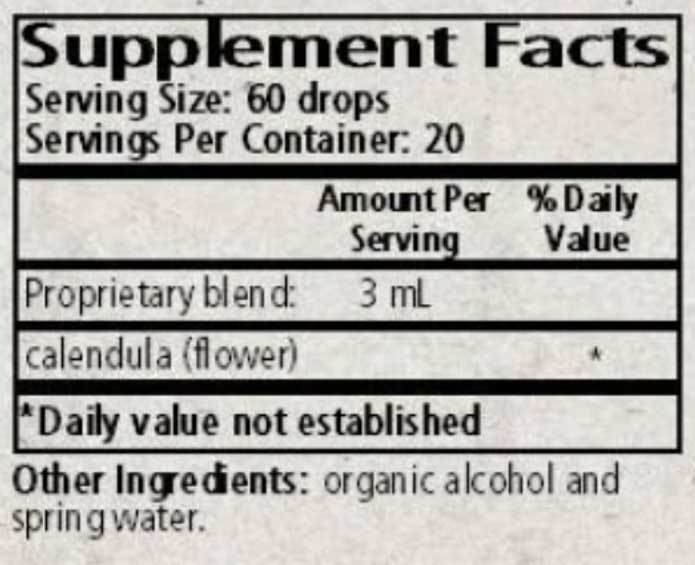 Wise Woman Herbals Calendula Officinalis Ingredients