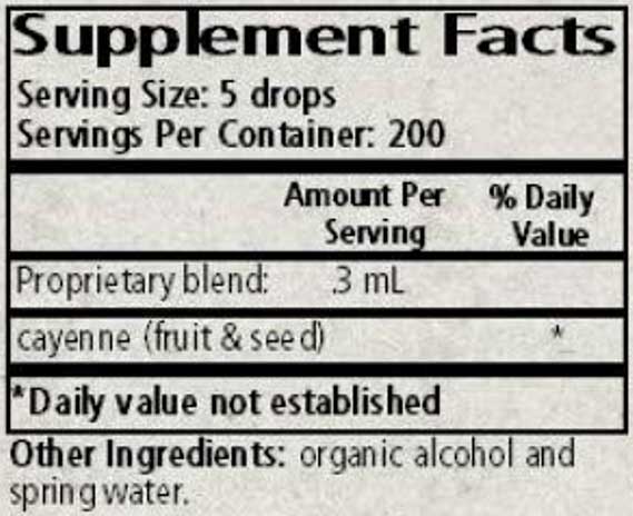 Wise Woman Herbals Capsicum Annuum Cayenne Ingredients