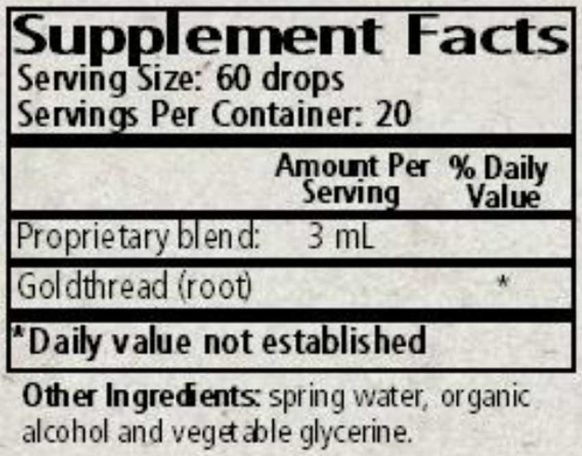 Wise Woman Herbals Coptis Chinensis Chinese Goldthread Ingredients