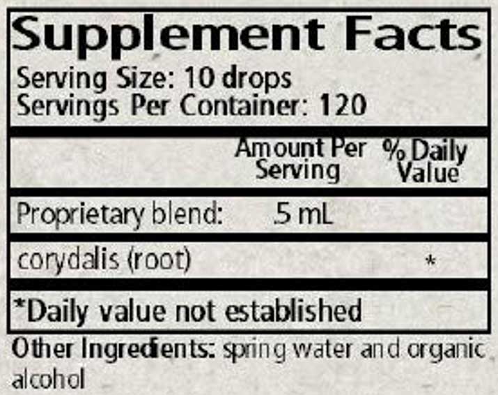 Wise Woman Herbals Corydalis Yanhusuo Ingredients
