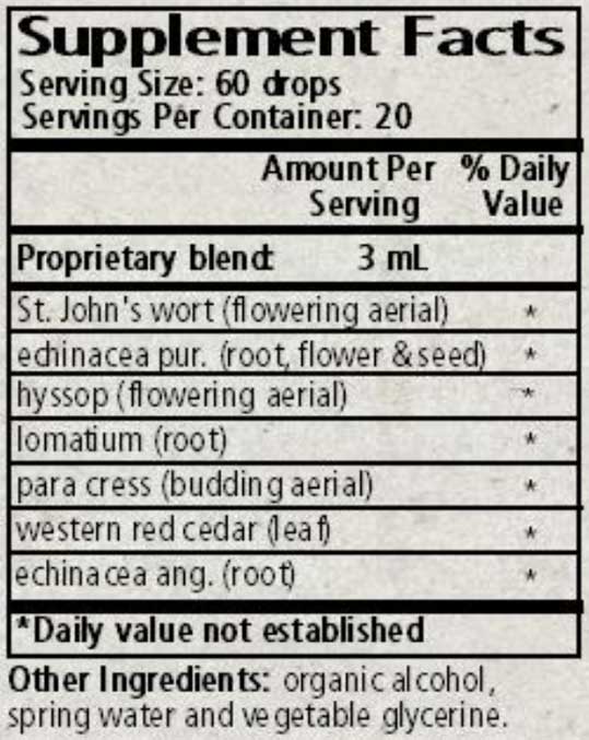 Wise Woman Herbals Immuvir Ingredients