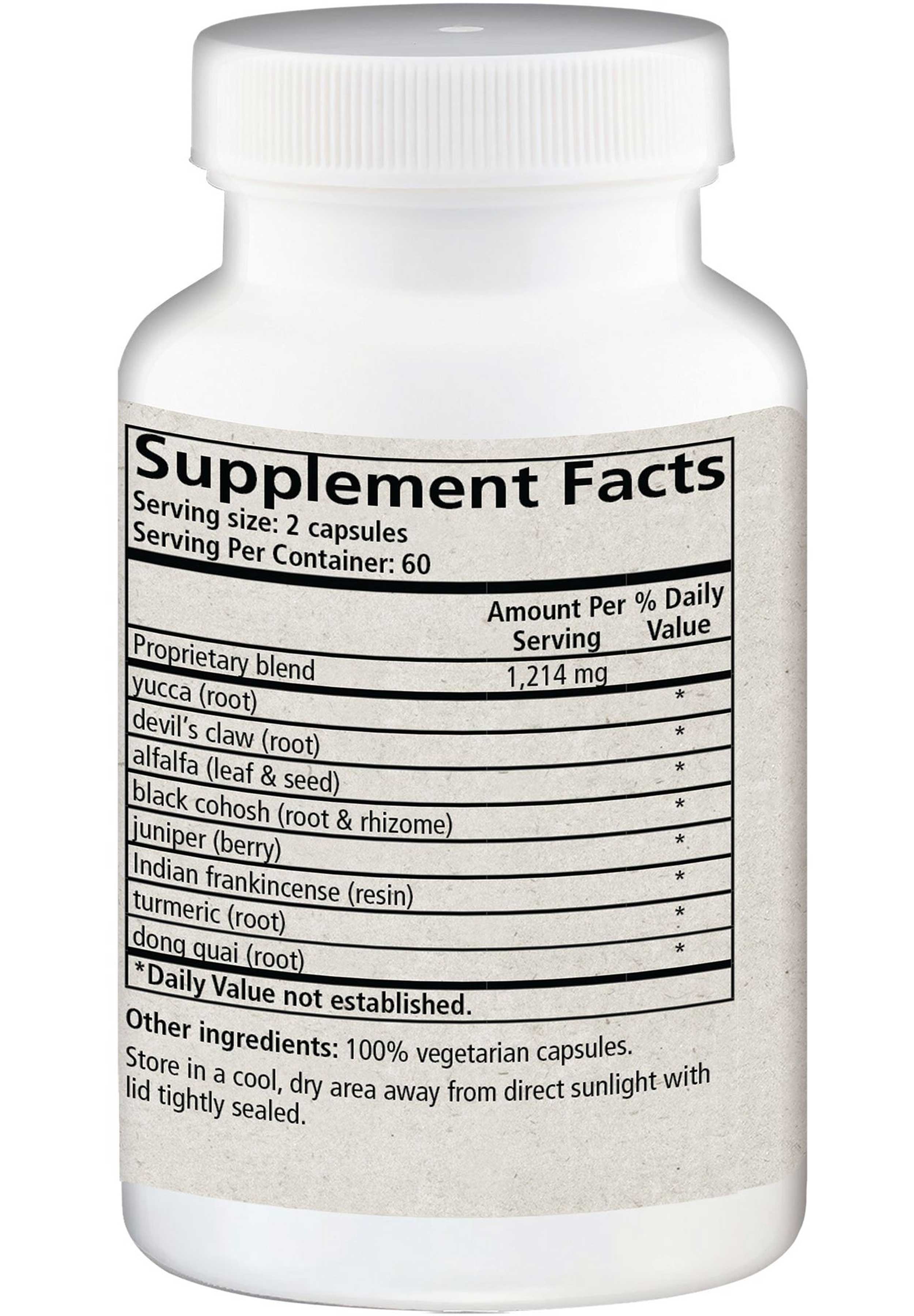 Wise Woman Herbals Joint Support Capsules Ingredients