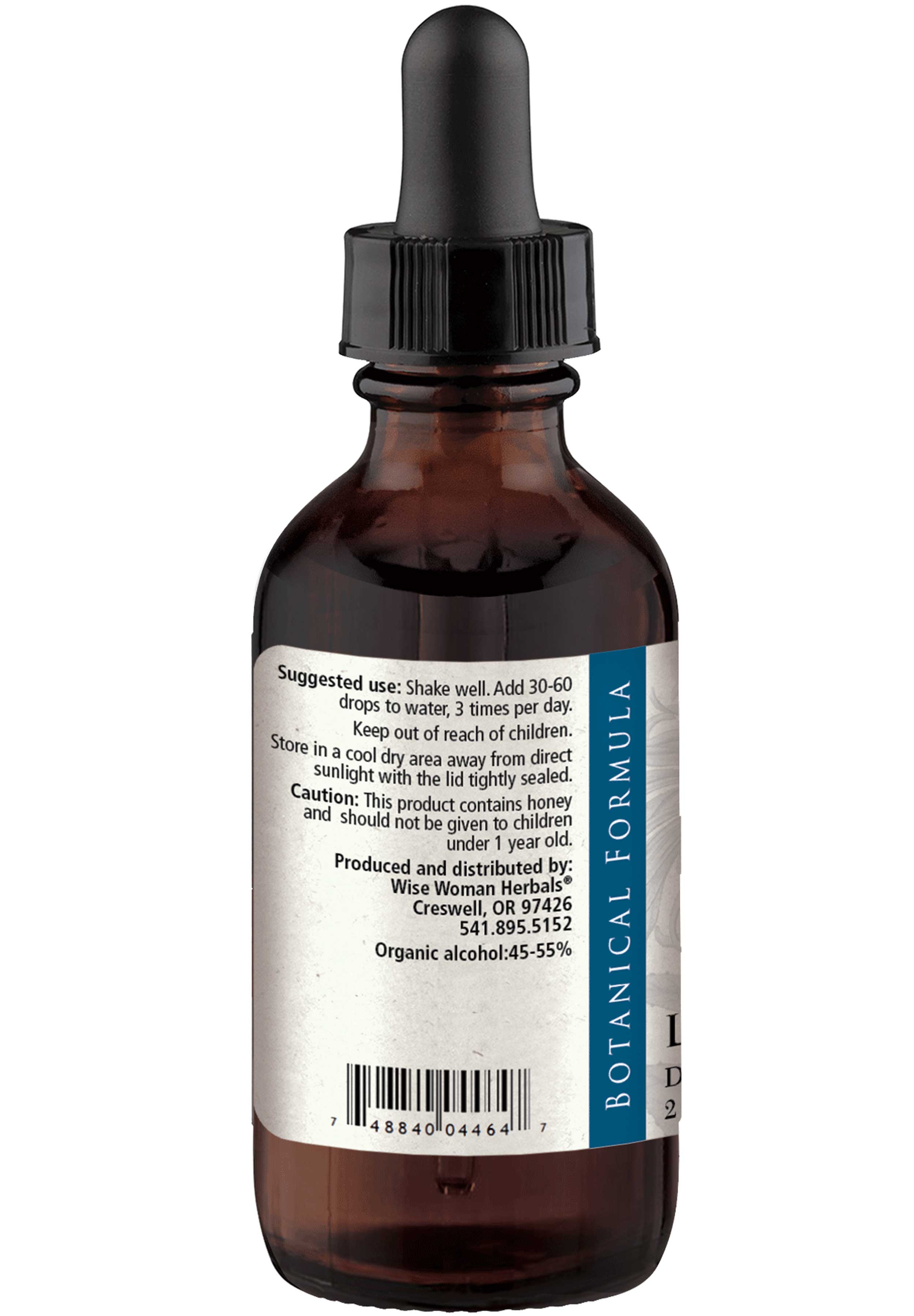 Wise Woman Herbals Liquid Serenity Label