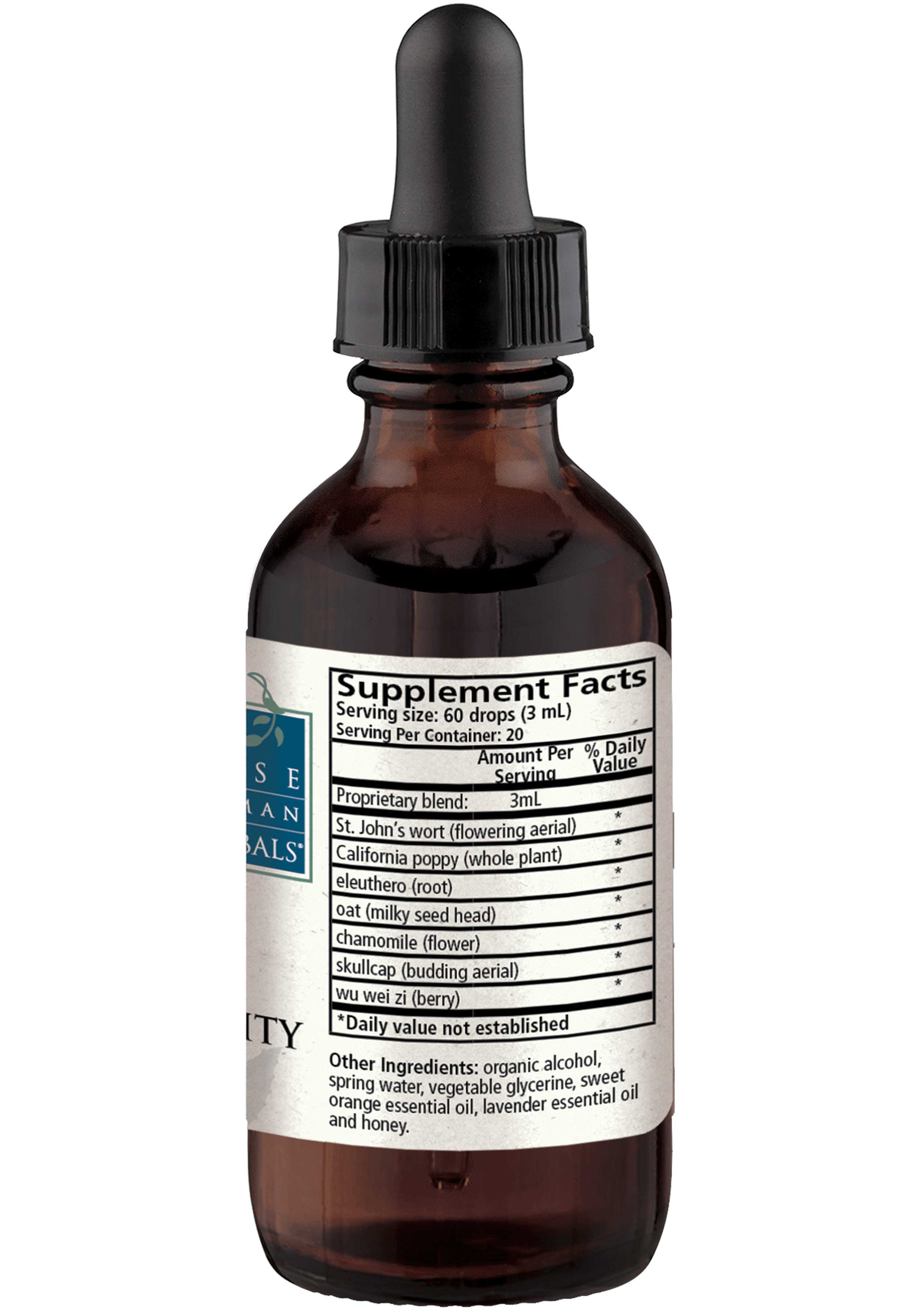 Wise Woman Herbals Liquid Serenity Ingredients