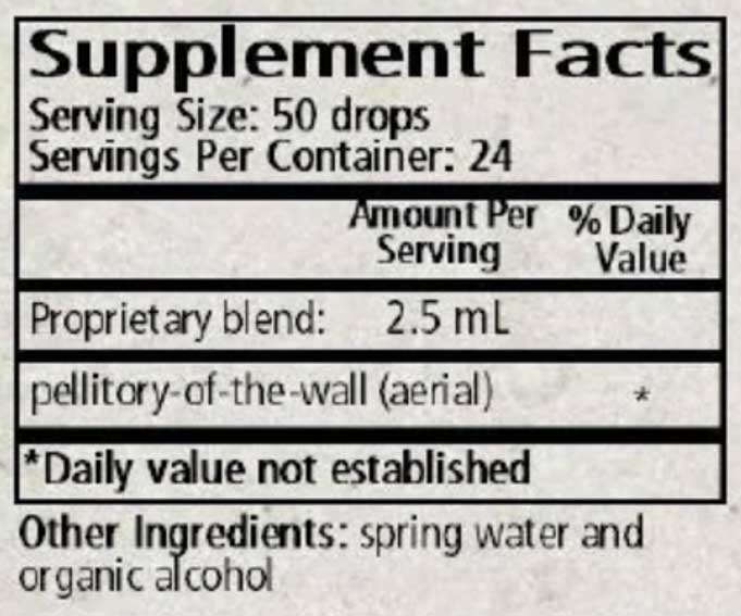 Wise Woman Herbals Parietaria Officinalis Pellitory Of The Wall Ingredients