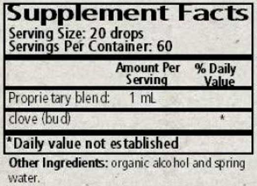Wise Woman Herbals Syzygium Aromaticum Clove Ingredients