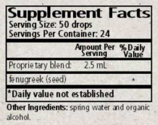 Wise Woman Herbals Trigonella Foenum Fenugreek Ingredients