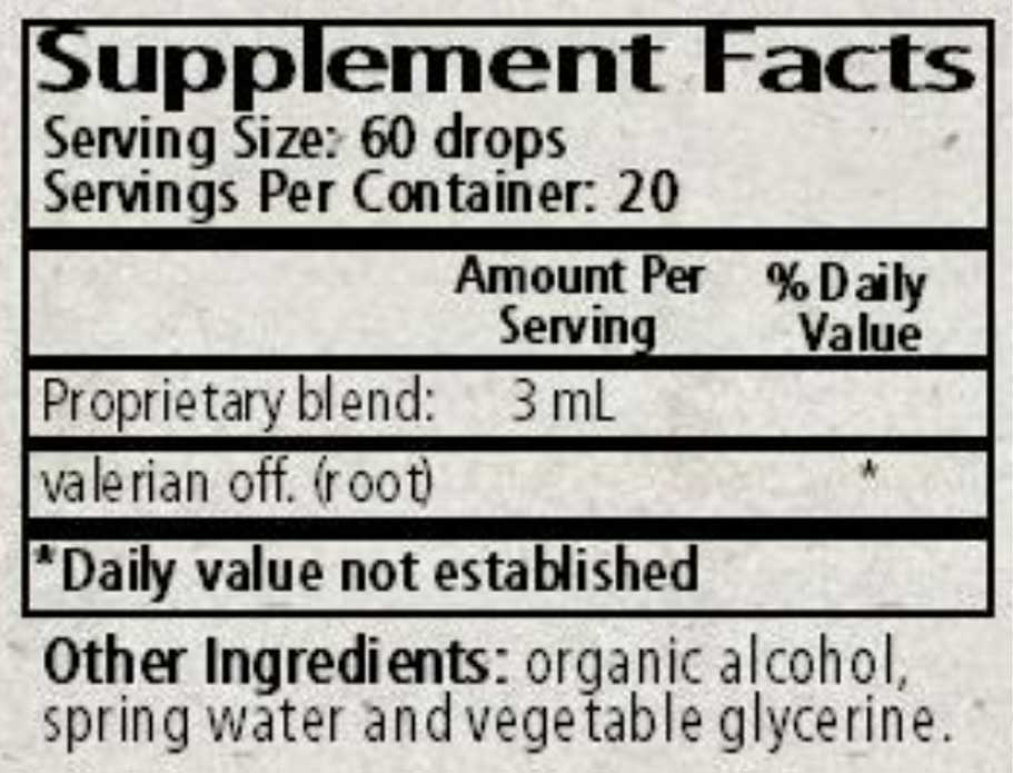 Wise Woman Herbals Valeriana Officinalis Valerian Ingredients