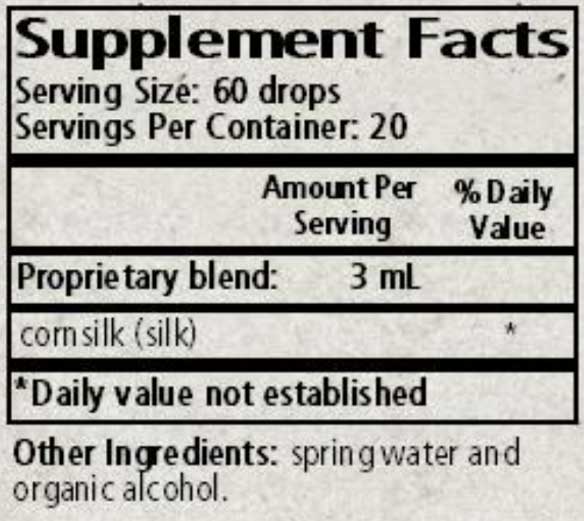 Wise Woman Herbals Zea Mays Cornsilk Ingredients