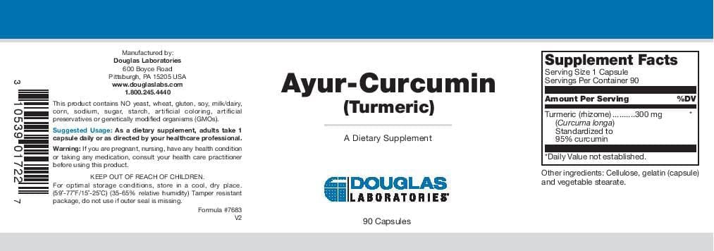 Douglas Laboratories Ayur-Curcumin (Turmeric)